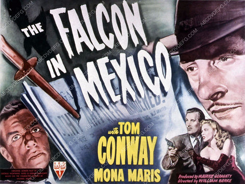 Tom Conway Mona Maris film The Falcon in Mexico 35m-10559