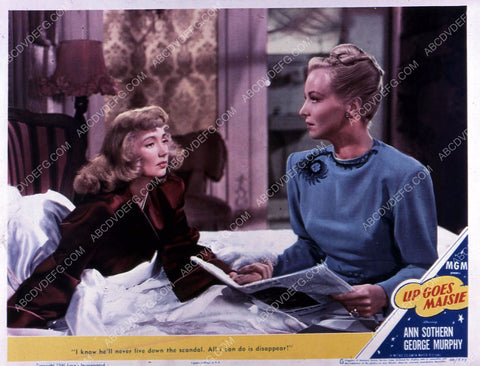 Ann Sothern Hillary Brooke film Up Goes Maisie 35m-10564