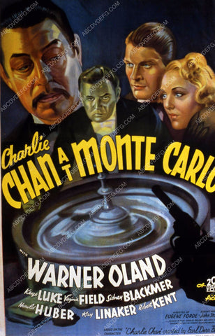 Warner Oland Sidney Blackmer Kay Linaker film Charlie Chan at Monte Carlo 35m-10577