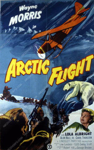 Wayne Morris Lola Albright film Arctic Flight 35m-10578