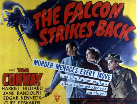 Tom Conway Harriet Hilliard film The Falcon Strikes Back 35m-10582