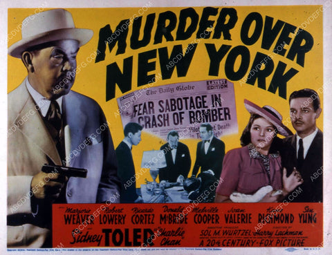 Sidney Toler Marjorie Weaver film Charlie Chan Murder Over New York 35m-10584