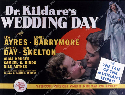 Lew Ayres Laraine Day film Dr. Kildare's Wedding Day 35m-10586