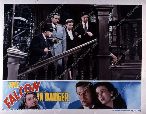 Tom Conway Jean Brooks film The Falcon in Danger 35m-10589