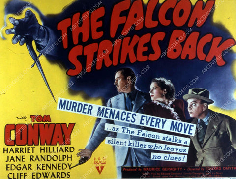 Tom Conway Harriet Hilliard film The Falcon Strikes Back 35m-10608