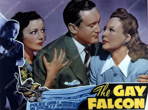 George Sanders Wendy Barrie Gladys Cooper film The Gay Falcon 35m-10615