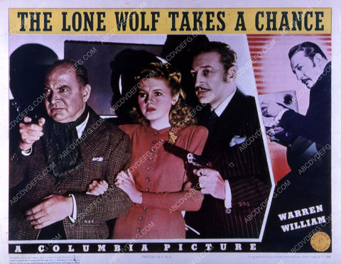 Warren William June Storey Eric Blore film Lone Wolf Takes a Chance 35m-10626