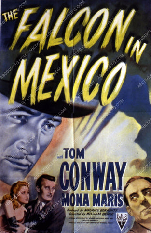 Tom Conway Mona Maris film The Falcon in Mexico 35m-10633