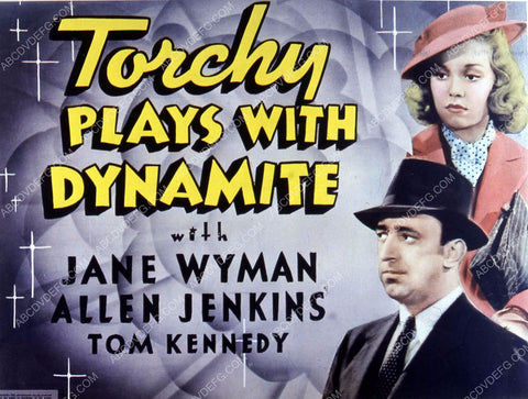 Jane Wyman Allen Jenkins film Torchy Plays with Dynamite 35m-10650