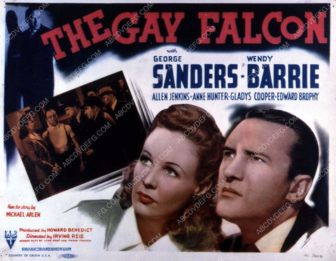 George Sanders Wendy Barrie film The Gay Falcon 35m-10656