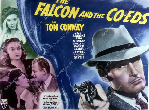 Tom Conway Rita Corday Jean Brooks film The Falcon and the Co-Eds 35m-10660