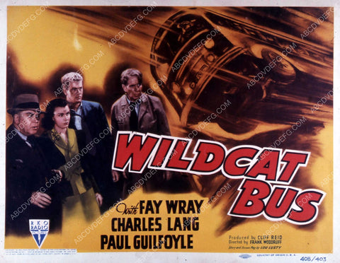 Fay Wray Paul Guilfoyle Charles Lang film Wildcat Bus 35m-10712