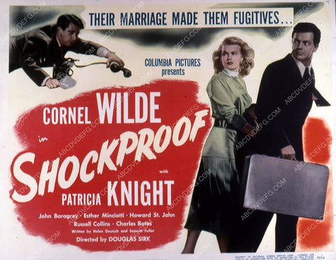 Cornel Wilde Patricia Knight film Shockproof 35m-10736