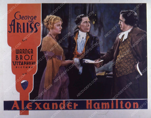 George Arliss Doris Kenyon film Alexander Hamilton 35m-10742