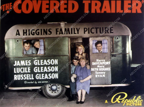 Russell Lucile James Gleason Harry Davenport film Higgins Family Covered Trailer 35m-10773