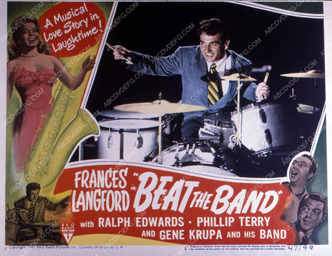 Frances Langford Gene Krupa film Beat the Band 35m-10826