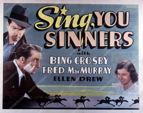 Bing Crosby Fred MacMurray Ellen Drew film Sing You Sinners 35m-10838