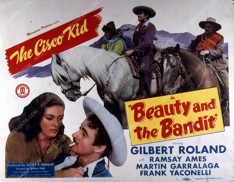 Gilbert Roland Cisco Kid film Beauty and the Bandit 35m-10852