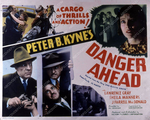 Lawrence Gray Sheila Manners J Farrell MacDonald film Danger Ahead 35m-10856