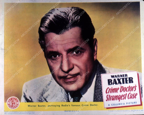 Warner Baxter film Crime Doctor's Strangest Case 35m-10861