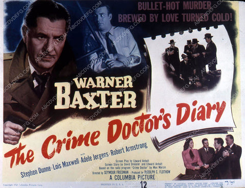 Warner Baxter film Crime Doctor's Diary 35m-10863