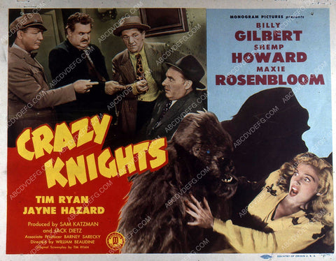 Billy Gilbert Shemp Howard Maxie Rosenbloom film Crazy Knights 35m-10867