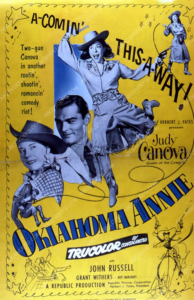 Judy Canova film Oklahoma Annie 35m-1088 – ABCDVDVIDEO