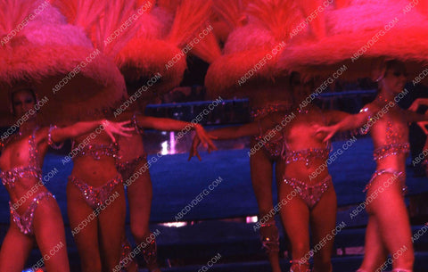 1970's era actual Las Vegas Hotel Follies Bergere dancers show 35m-10899