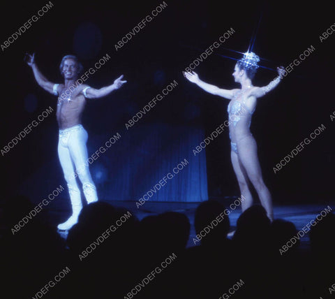 1970's era Las Vegas casino hotel dancers do show on ice skates 35m-10900