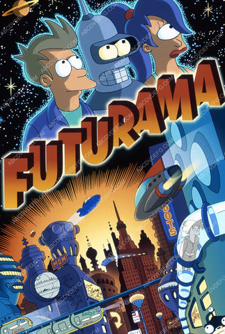 animated characters TV Futurama 35m-11109