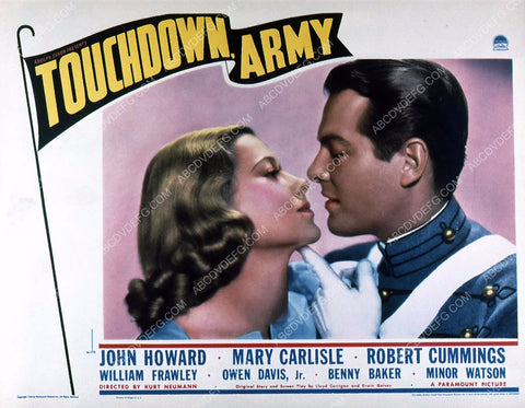 Mary Carlisle Robert Cummings film Touchdown Army 35m-1113