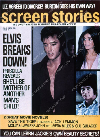 Elvis Presley and Priscilla Screen Stories magazine cover 35m-11286