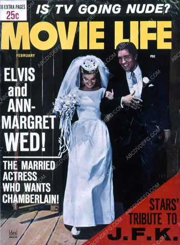 Ann-Margret Elvis Presley Movie Life magazine cover 35m-11314