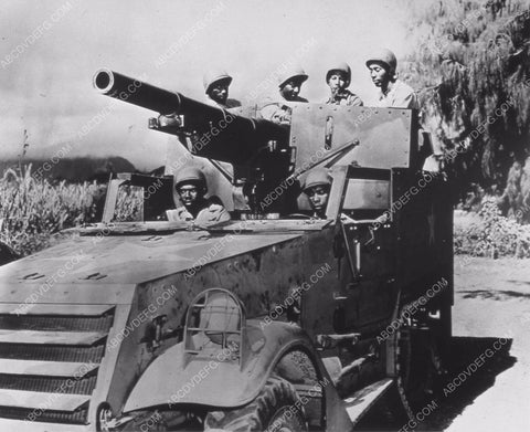 news photo WWII black servicemen drive armored half track 35m-11724