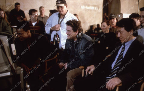 director Brett Ratner Jackie Chan Chris Tucker on set film Rush Hour 2 35m-11853