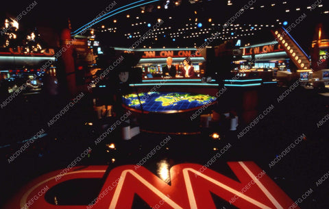 CNN TV Newscasters on their new giant set 35m-12649