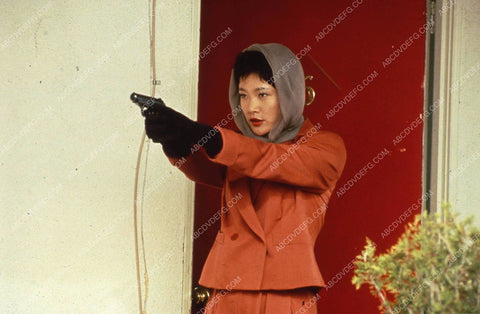 Joan Chen with her pistol film Wedlock 35m-12938