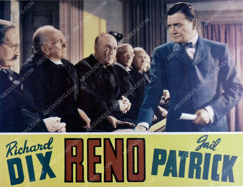Richard Dix adressing the jury film Reno 35m-1326