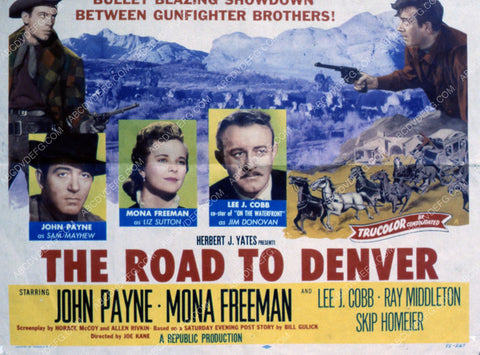 John Payne Mona Freeman film The Road to Denver 35m-1329
