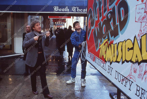 Gene Wilder checking out his billboard film Funny About Love 35m-13485