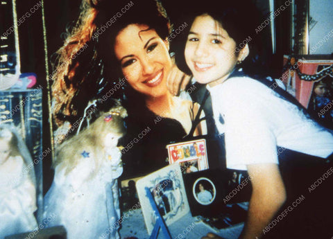 a fan with her Selena poster TV documentary A Home Movie for Selena 35m-13541