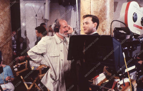 Tom Hanks director Brian De Palma on set film The Bonfire of the Vanities 35m-13680