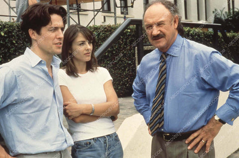 Elizabeth Hurley visits Hugh Grant Gene Hackman on set film Extreme Measures 35m-13683