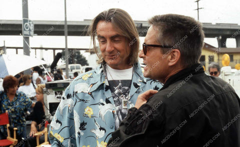 director Joel Schumacher Michael Douglas on set film Falling Down 35m-13768