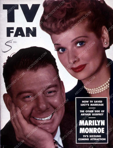 Arthur Godfrey Lucille Ball TV Fan magazine cover 35m-13823