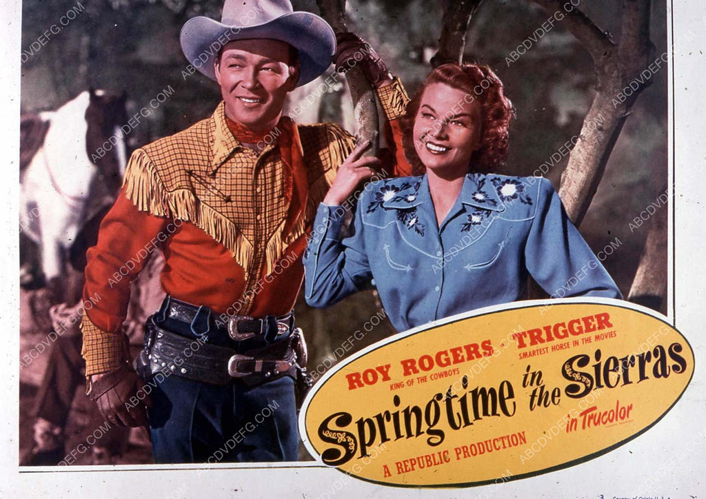 Roy Rogers Jane Frazee film Springtime in the Sierras 35m-14041-2 ...