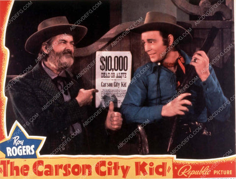 Gabby Hayes Roy Rogers film The Carson City Kid 35m-14047-2