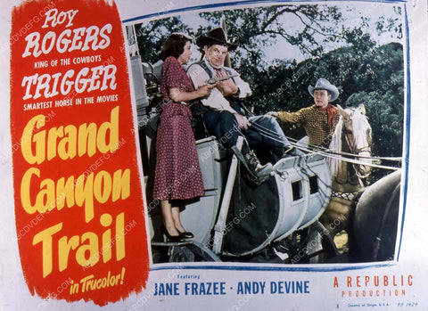 Jane Frazee Andy Devine Roy Rogers film Grand Canyon Trail 35m-14048-2