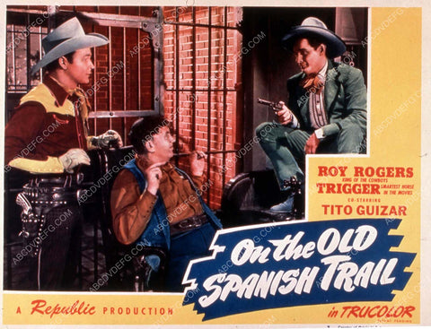 Roy Rogers Andy Devine Tito Guizar film On the Old Spanish Trail 35m-14093-2