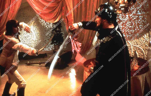 sword fight sequence Christopher Lee Milo O'Shea film Arabian Adventure 35m-14409